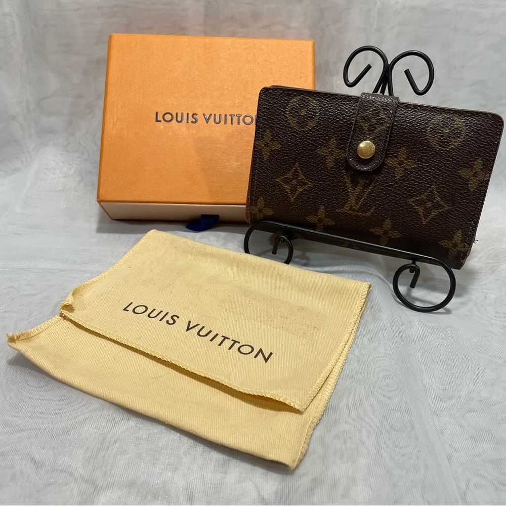LOUIS VUITTON MONOGRAM BIFOLD VIENNOIS KISSLOCK WALLET✨FULL INCLUSION✨✨
